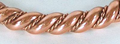 Authentic Native American Contemporary Navajo Copper  Bracelet