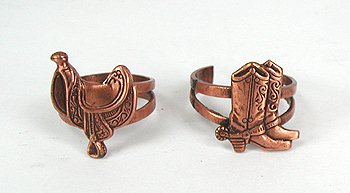 copper earrings