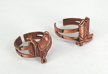 copper earrings