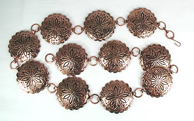 copper earrings