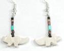 Navajo Fox fetish earrings