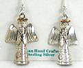 Navajo sterling silver wire style earrings