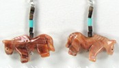 Navajo horse Earrings