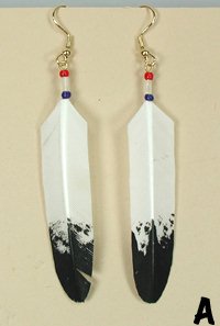 feather earrings