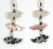 Navajo Fox fetish earrings