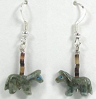 Navajo horse Earrings