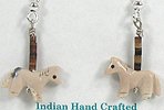 Navajo Bird fetish earrings