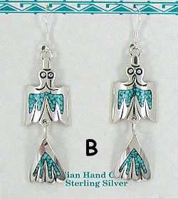  Onyx and Sterling Silver Earrings