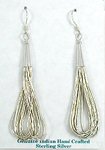 Sterling Silver and Turquoise Appaloosa horse earrings