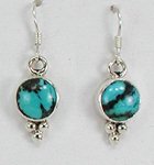 Native American Navajo turquoise earrings