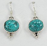 Native American Navajo turquoise earrings