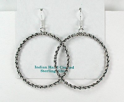 Zuni Catherdral Turquoise and Sterling Silver Earrings
