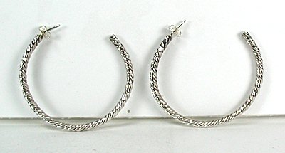 Zuni Catherdral Turquoise and Sterling Silver Earrings