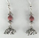 Native American Apache sterling silver earrings