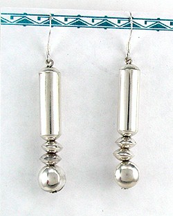 Native American Navajo sterling silver earrings