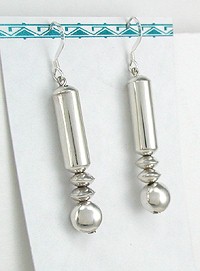 Native American Navajo sterling silver earrings