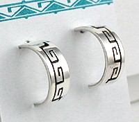 Native American Navajo sterling silver earrings