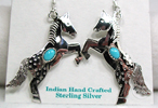 sterling,silver,earrings,pin,Navajo,Hopi,Zuni,pendant,bracelet,necklace,Indian,horse,,jewelry,gift,native,american,navajo,opal,turquoise,onyx,lapis,coral, pony,appaloosa,lapel, horses, Cherry Hill