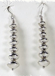 Navajo sterling silver wire style earrings
