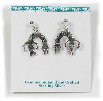 Navajo Sterling Silver Horseshoe Earrings