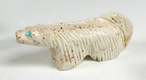 Hand made Native American Indian wolf Fetish