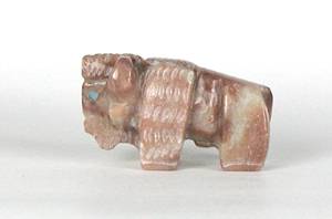 Hand made Native American Indian Buffalo Fetish