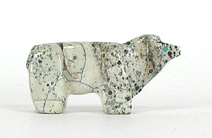 Hand made Native American Indian Navajo sheep Fetish