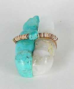 Hand made Native American Indian Wolf Fetish