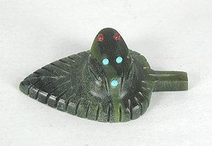 Hand made Native American Indian Frog Fetish