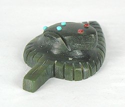 Hand made Native American Indian Frog Fetish