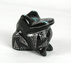 Hand made Native American Indian Frog Fetish
