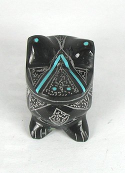 Hand made Native American Indian Frog Fetish