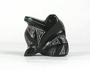 Hand made Native American Indian Frog Fetish