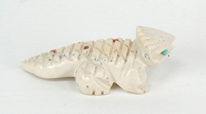 Hand made Native American Indian Lizard Fetish