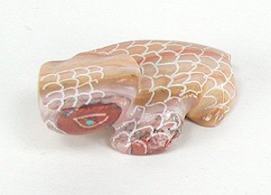 Hand made Native American Indian Lizard Fetish