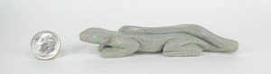 Native American Indian lizard fetish carving