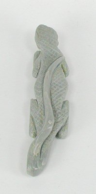 Native American Indian lizard fetish carving