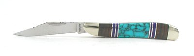 Navajo-style inlay pocket knife