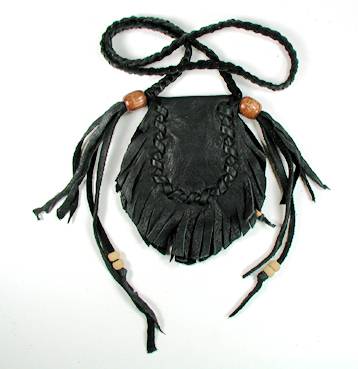 Native American Indian Buckskin Medicine Bag