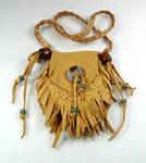Native American Indian Buckskin Medicine Bag
