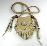 Native American Indian Buckskin Medicine Bag
