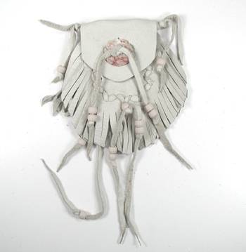 Native American Indian Buckskin Medicine Bag