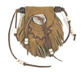 Native American Indian Buckskin Medicine Bag