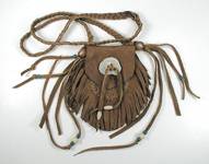 Native American Indian Buckskin Medicine Bag