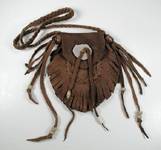 Native American Indian Buckskin Medicine Bag