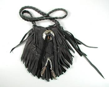 Native American Indian Buckskin Medicine Bag
