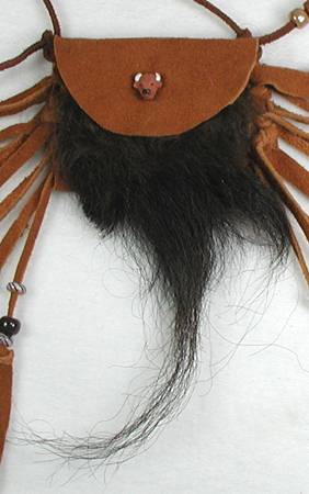 Native American Lakota Sioux  Indian Deerskin Medicine Bag