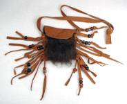 Native American Indian Buckskin Medicine Bag