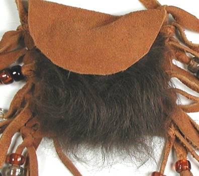 Native American Lakota Sioux  Indian Deerskin Medicine Bag