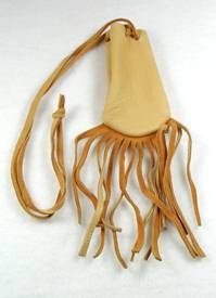 Native American Indian Buckskin Medicine Bag